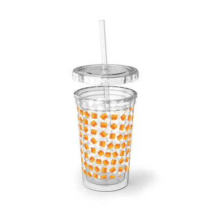 Candy Corn  16oz Acrylic Tumbler