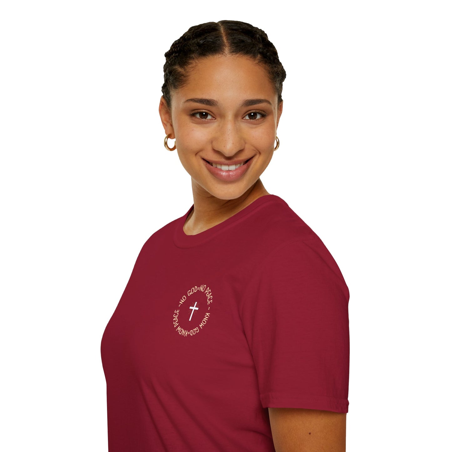 No God No Peace Know God Know Peace, Soft Tee
