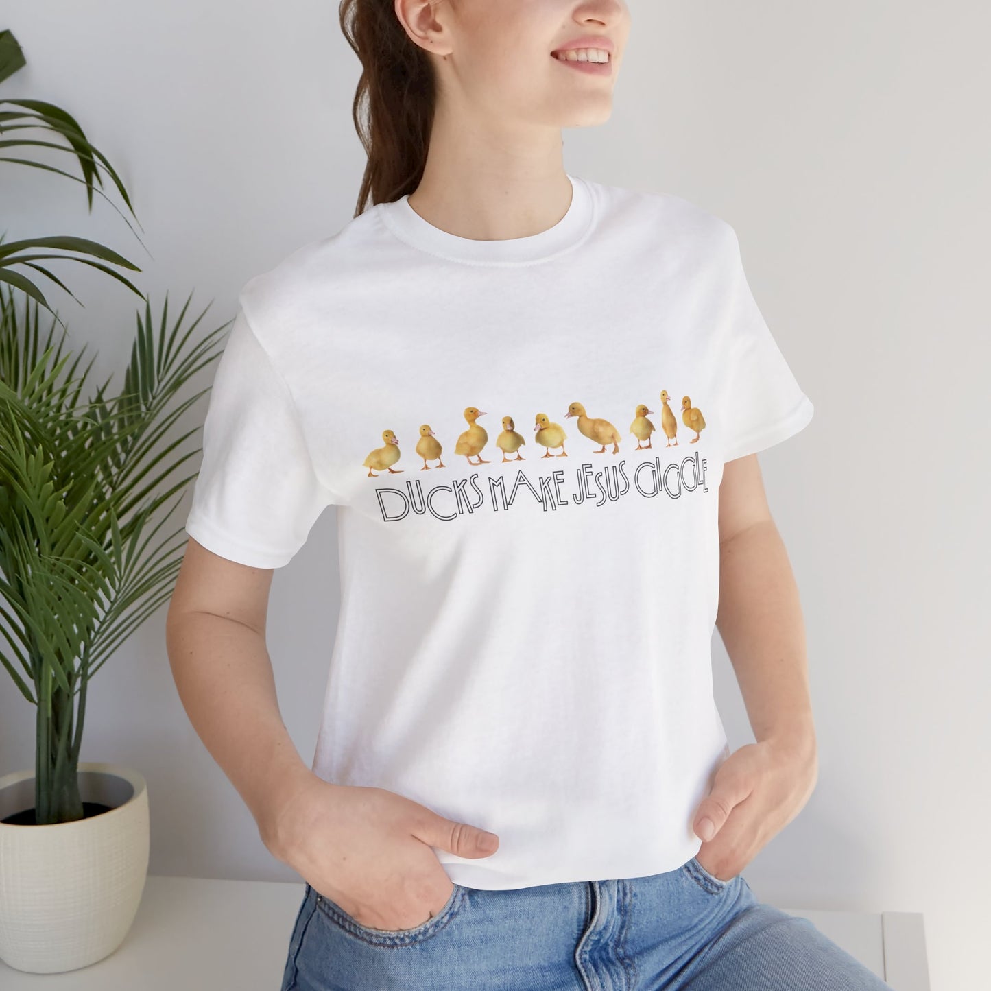 Ducks Make Jesus Giggle, Soft Tee