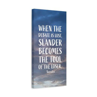 Debates Socrates | Canvas Print