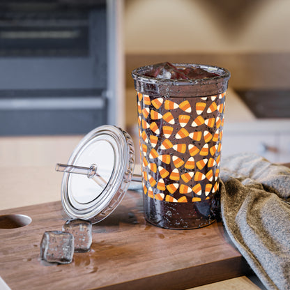 Candy Corn  16oz Acrylic Tumbler