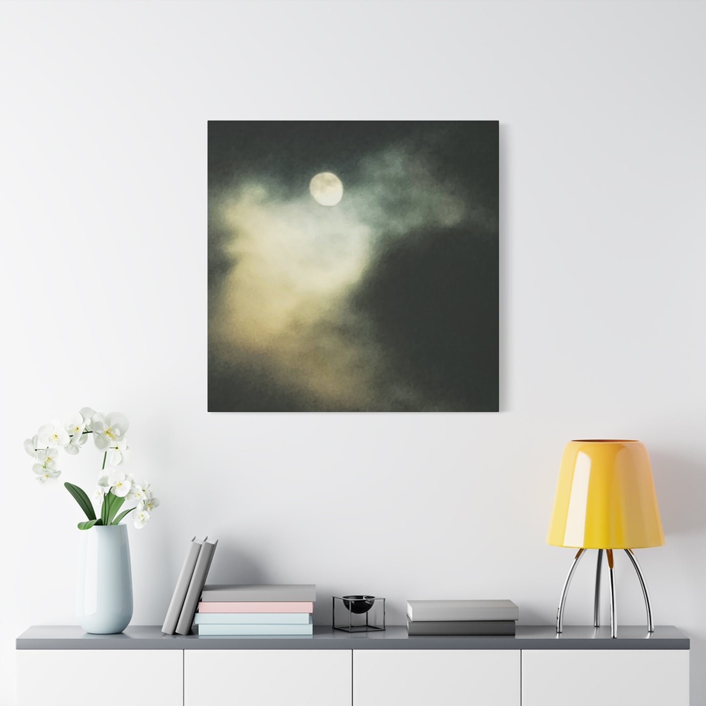 Ghostly Moon, Canvas