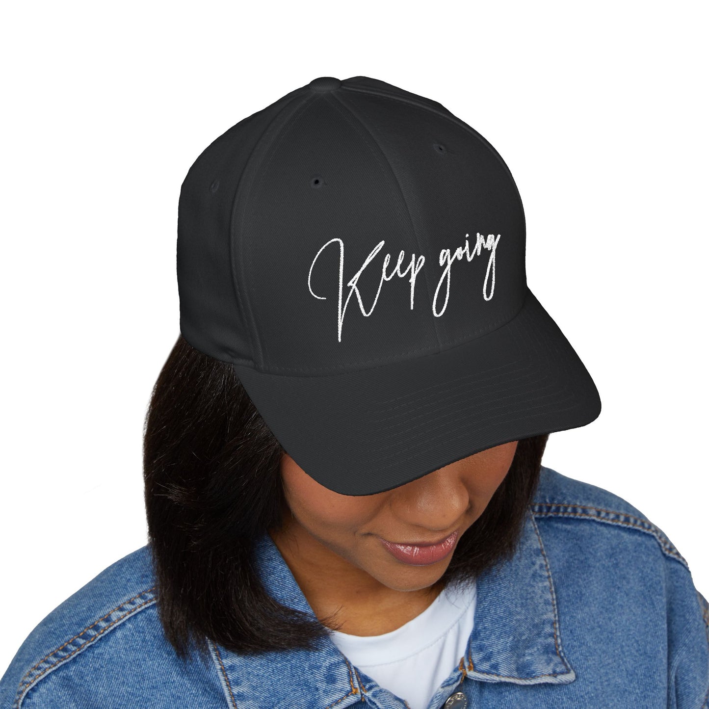 Keep Going | Closed Back, Fitted Hat