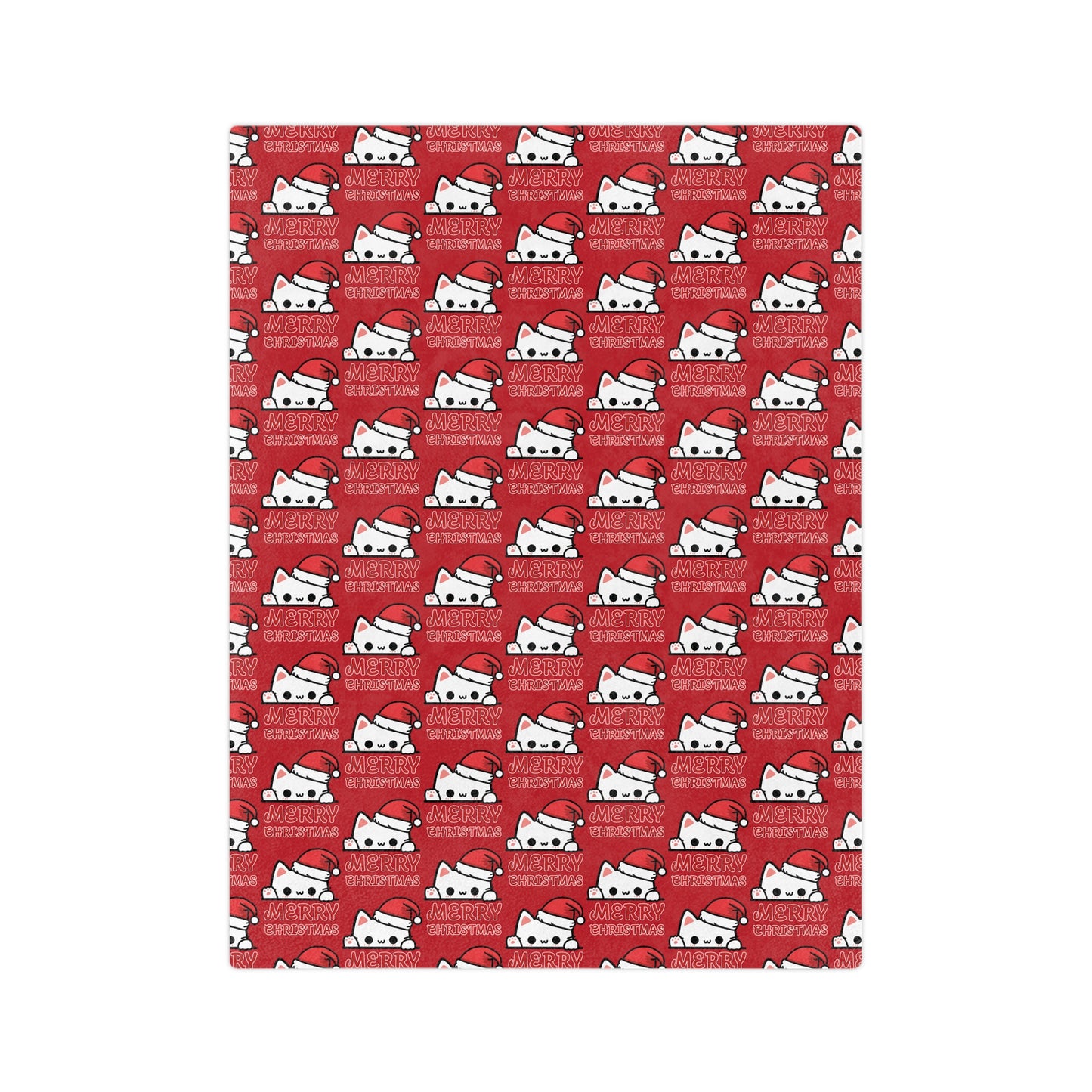 Santa Paws, Velveteen Fleece Blanket