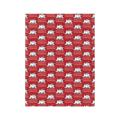 Santa Paws, Velveteen Fleece Blanket