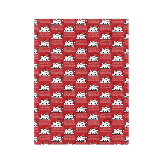 Santa Paws, Velveteen Fleece Blanket