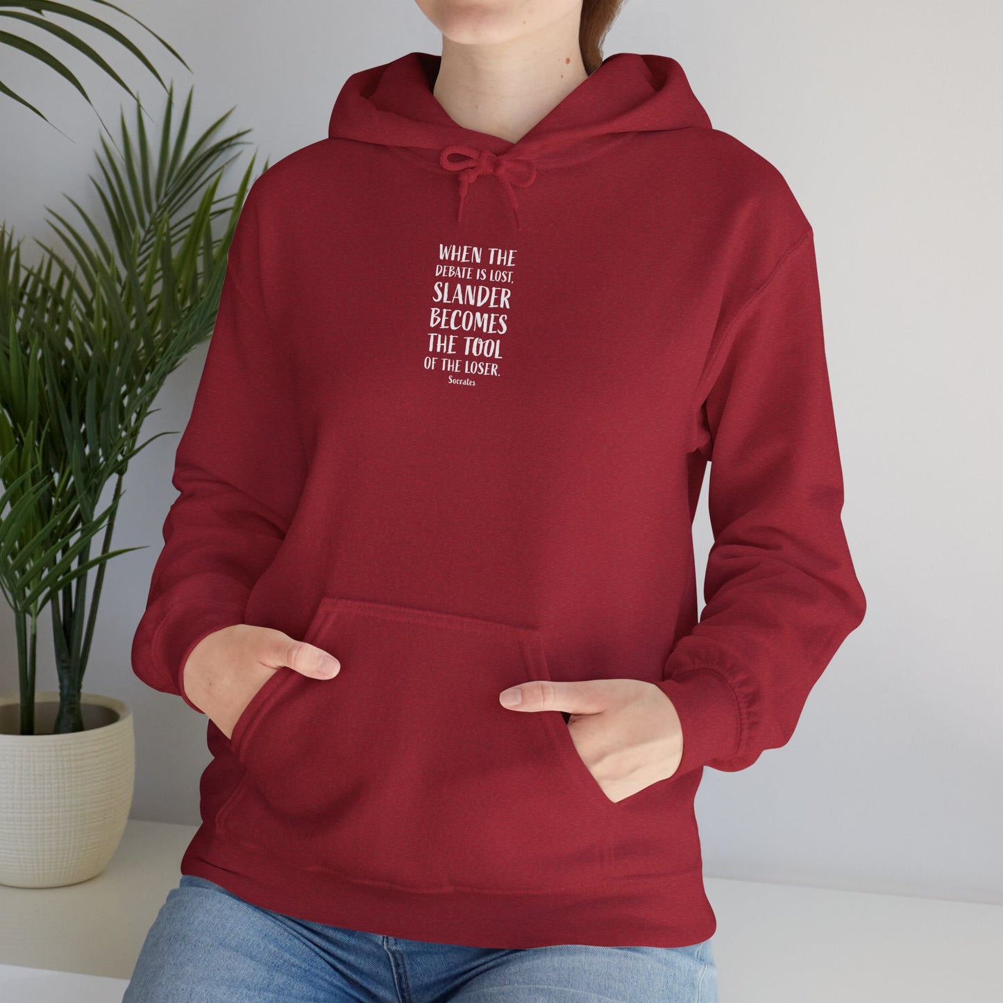 Quote Socrates  | Cozy Hoodie