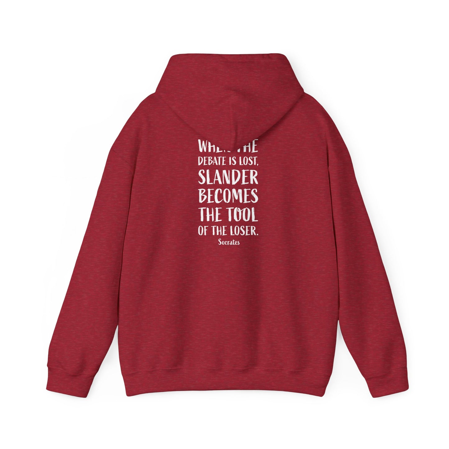 Quote Socrates  | Cozy Hoodie