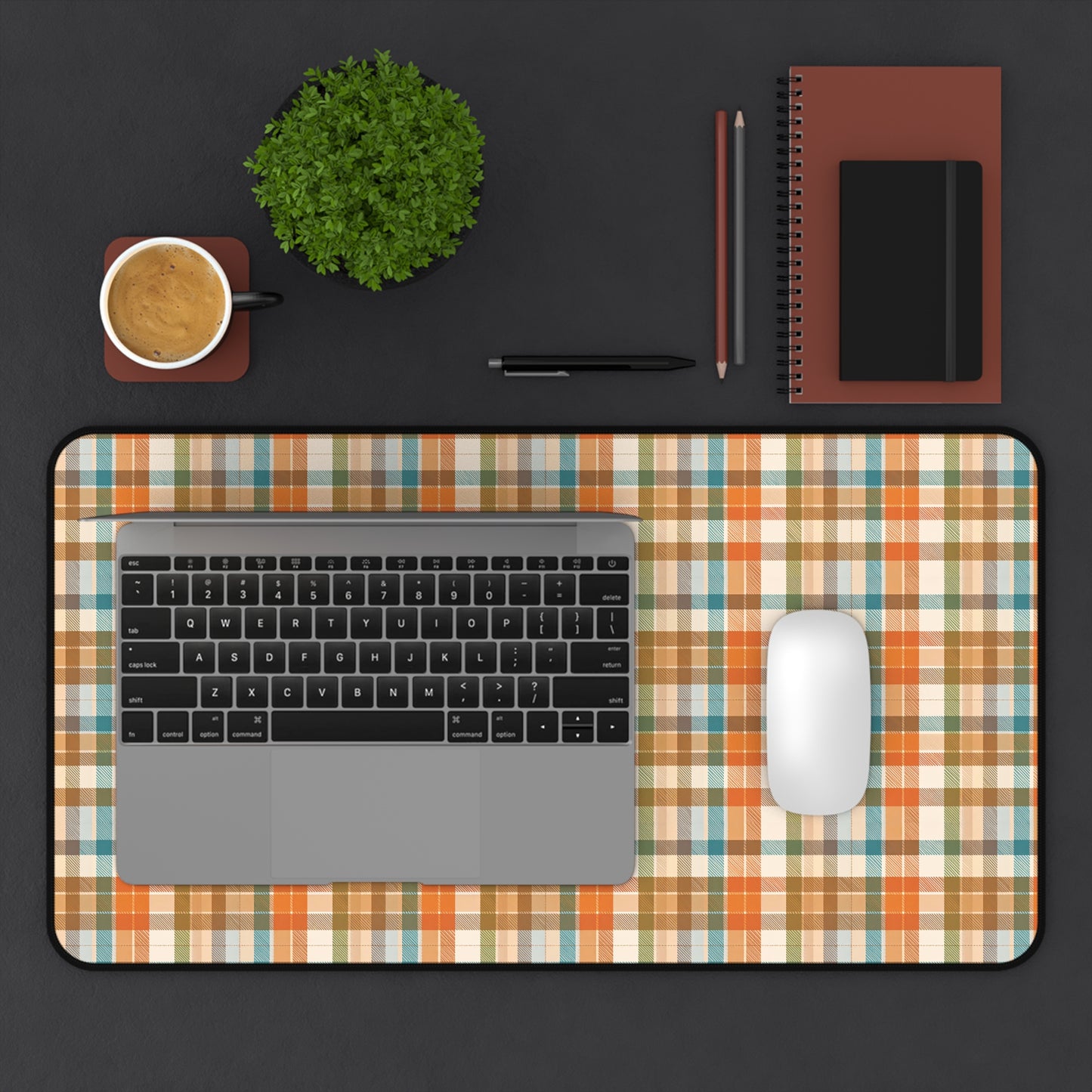 Golden Glen Plaid | Gaming Pad/Desk Mat