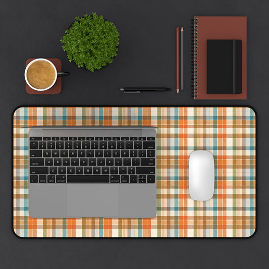 Golden Glen Plaid | Gaming Pad/Desk Mat