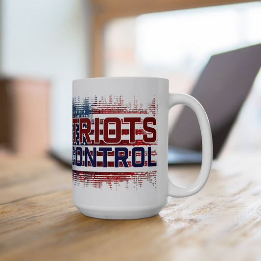 Patriots In Control, Mug