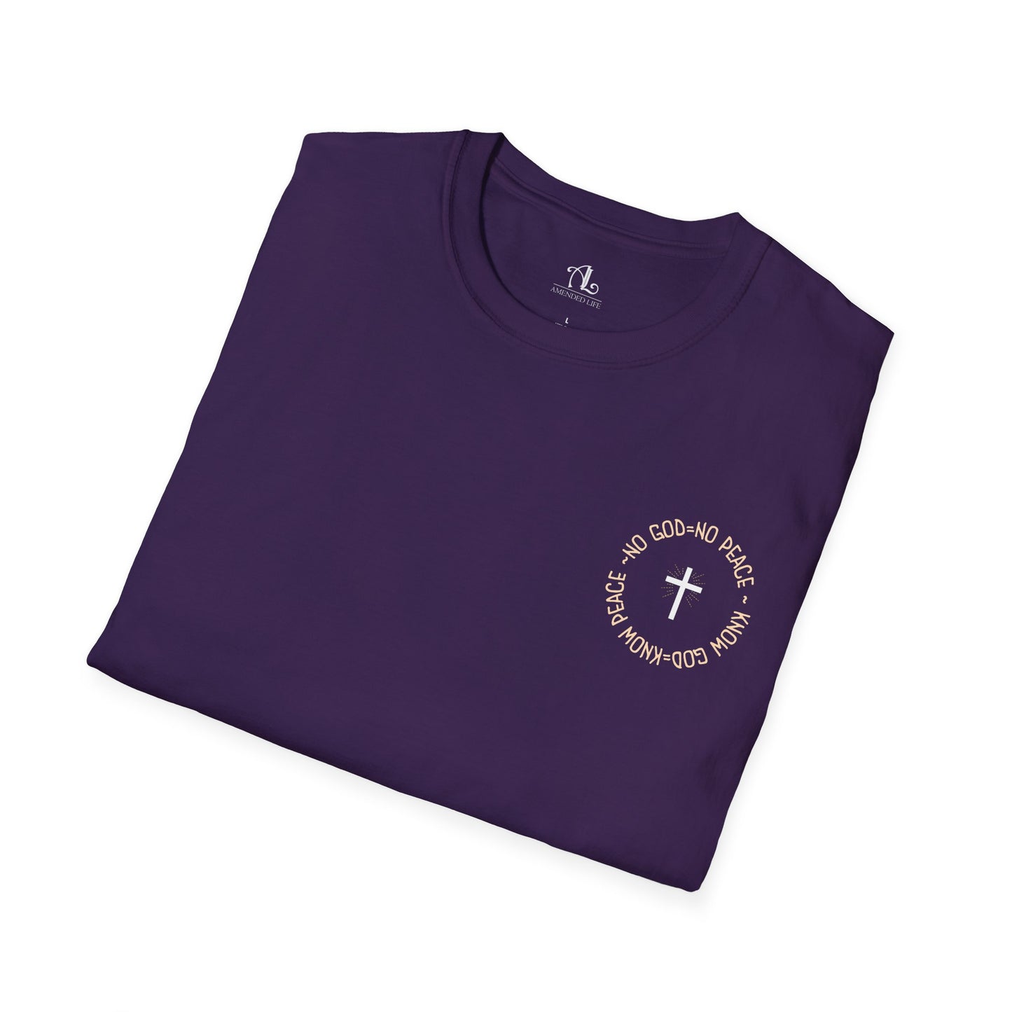 No God No Peace Know God Know Peace, Soft Tee