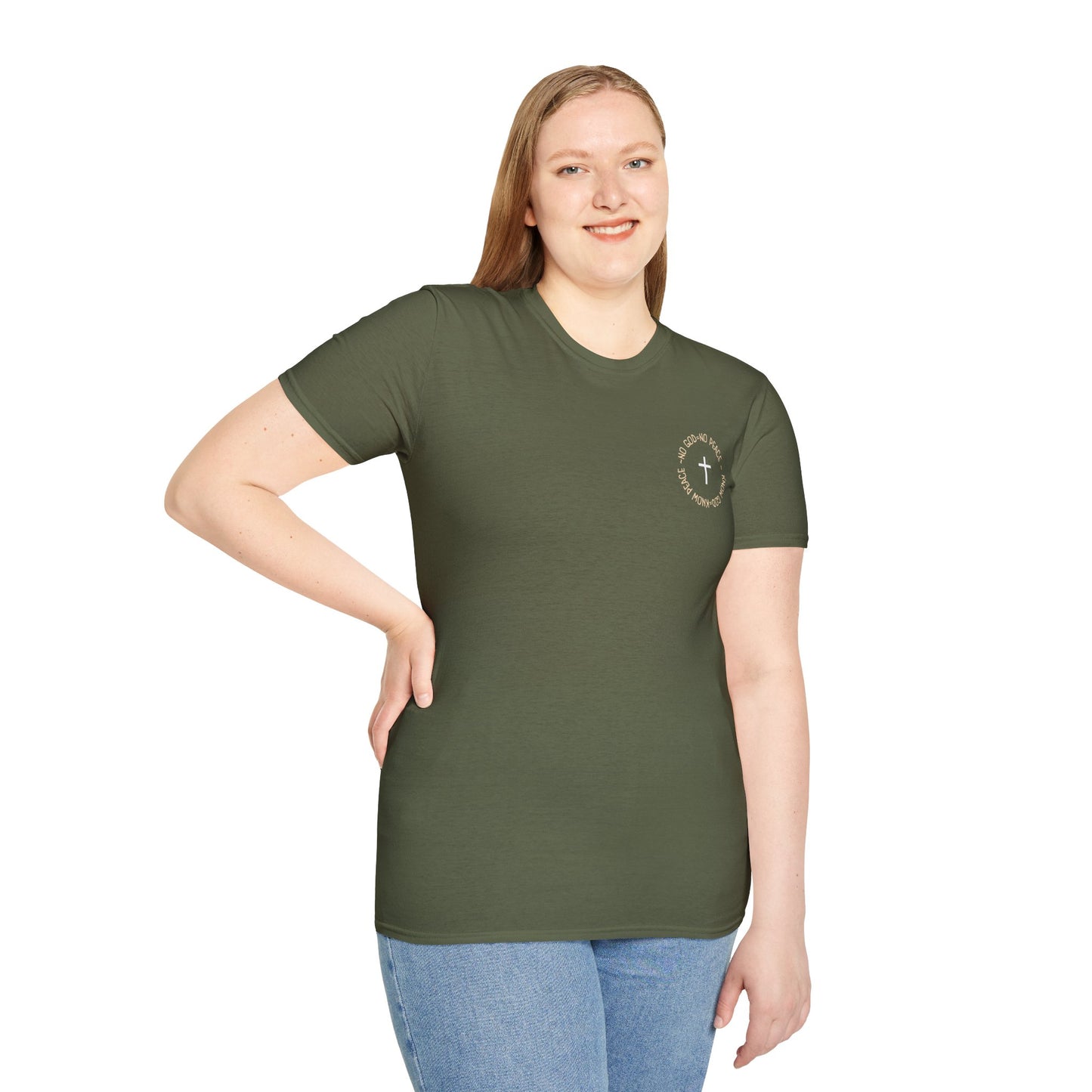 No God No Peace Know God Know Peace, Soft Tee