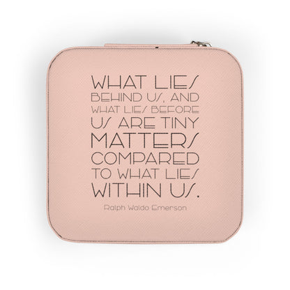 'What Lies Behind Us' | Travel Jewelry Case