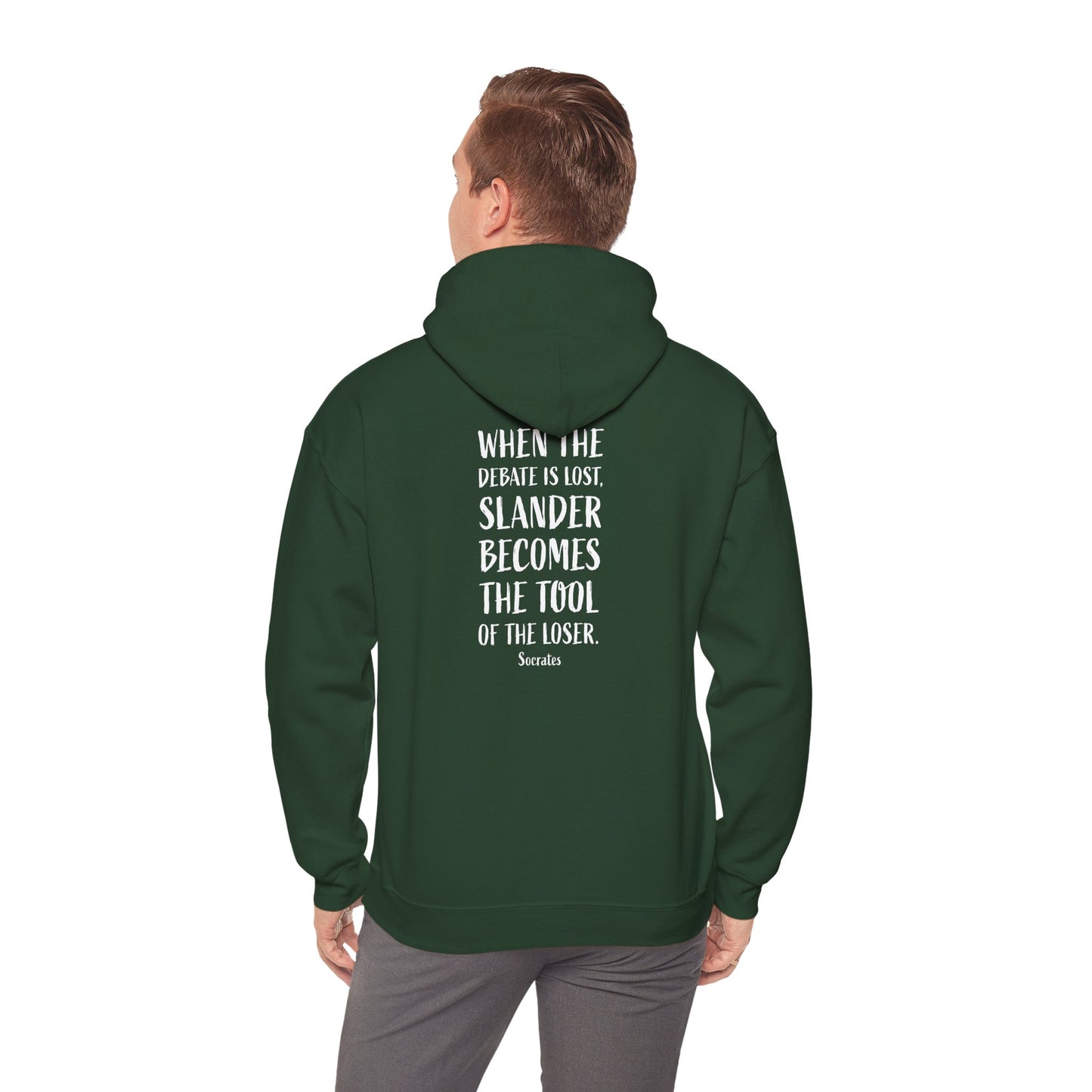 Quote Socrates  | Cozy Hoodie