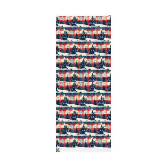 Frosted Freedom Wrapping Paper