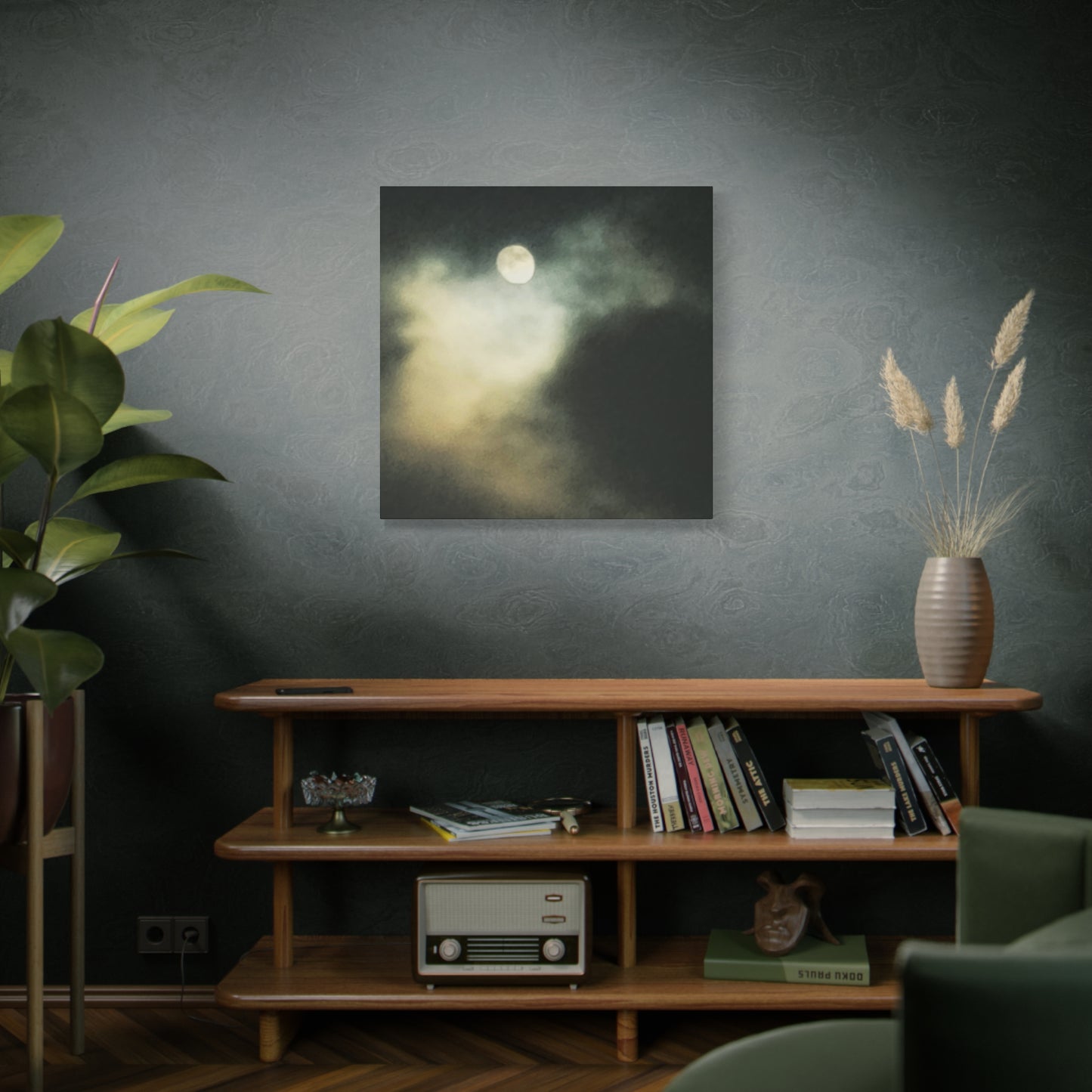 Ghostly Moon, Canvas