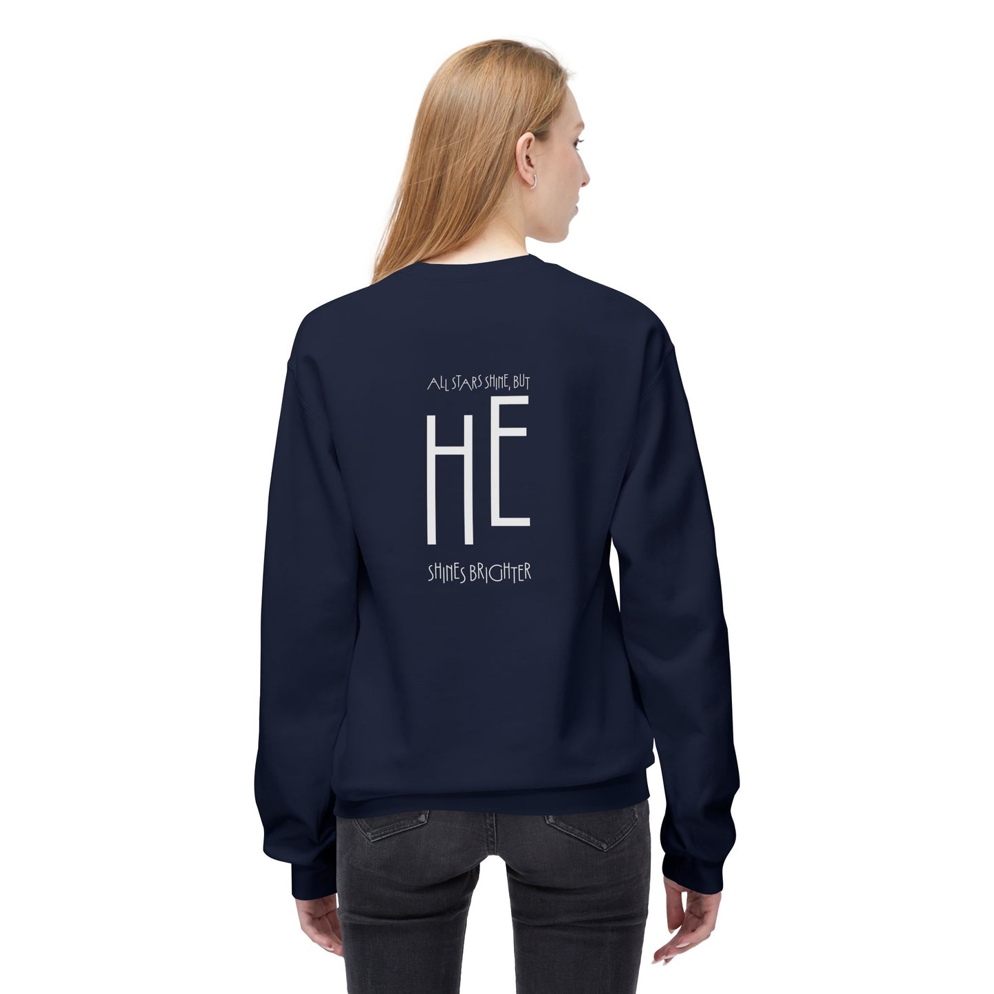 HE Shines Brighter | Cozy Crewneck Sweatshirt