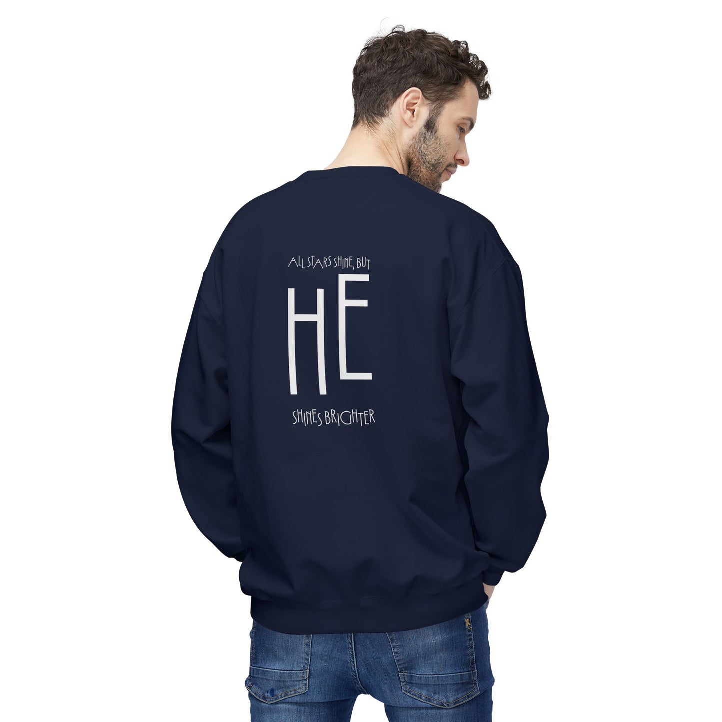 HE Shines Brighter | Cozy Crewneck Sweatshirt