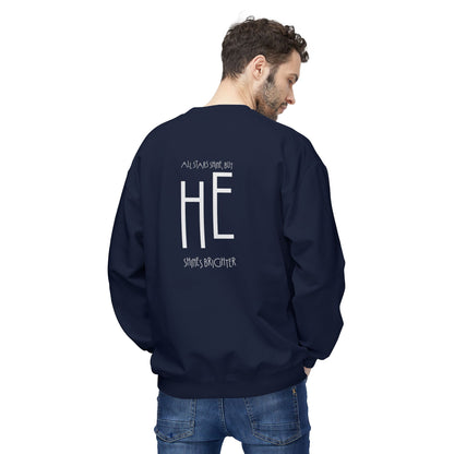 HE Shines Brighter | Cozy Crewneck Sweatshirt