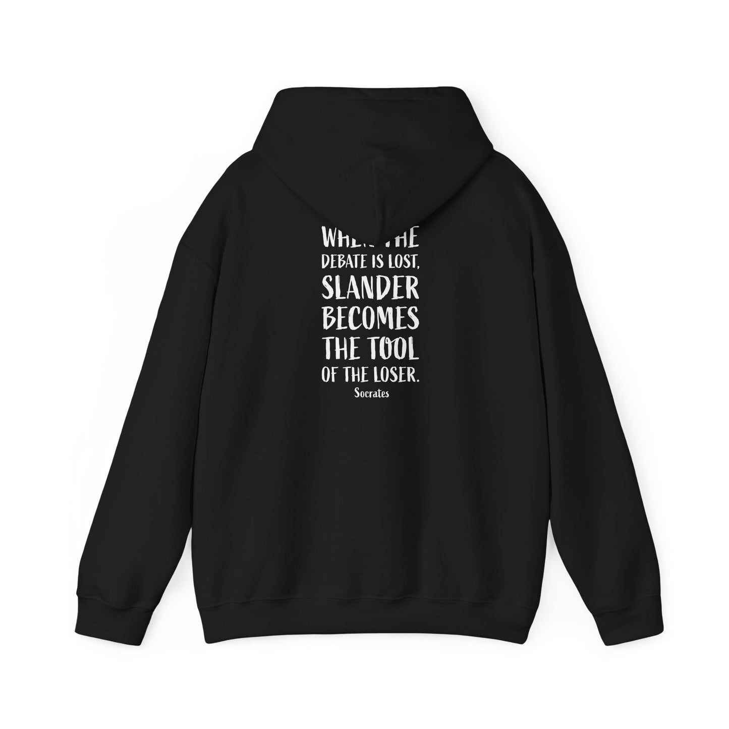 Quote Socrates  | Cozy Hoodie