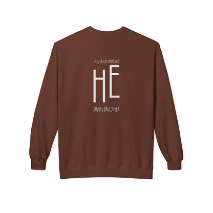 HE Shines Brighter | Cozy Crewneck Sweatshirt