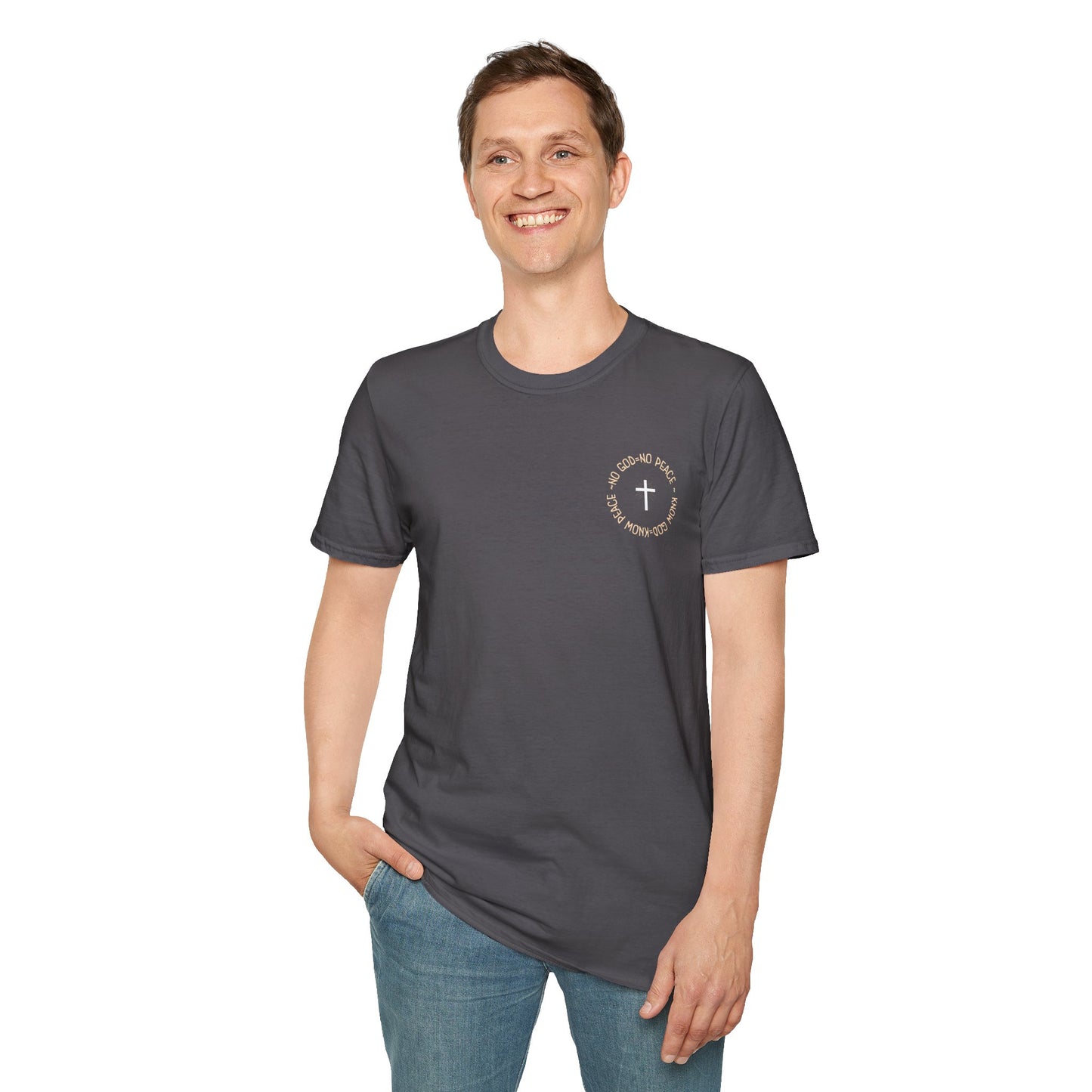 No God No Peace Know God Know Peace, Soft Tee