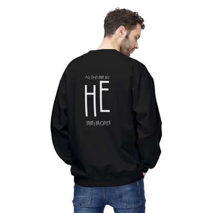 HE Shines Brighter | Cozy Crewneck Sweatshirt