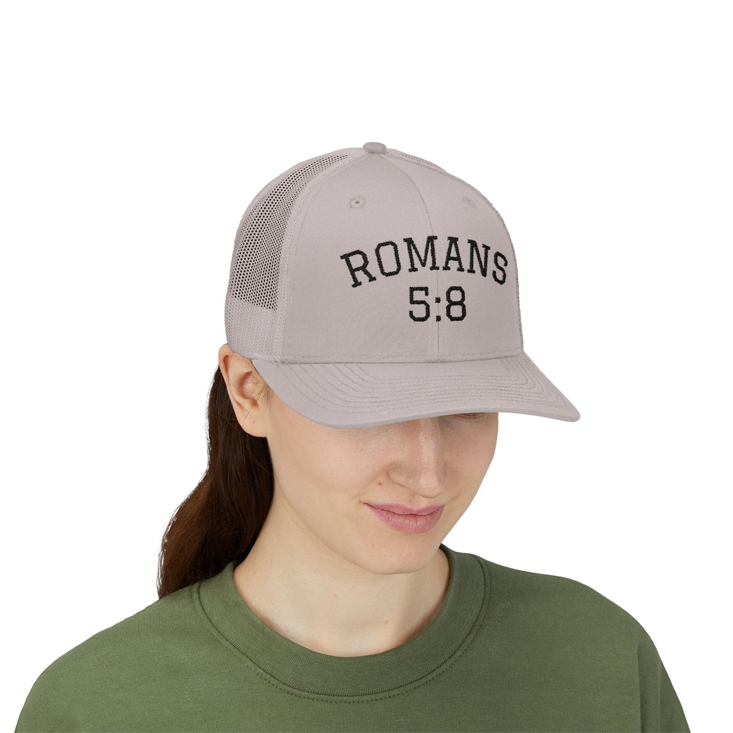 Romans 5:8 | Trucker Hat