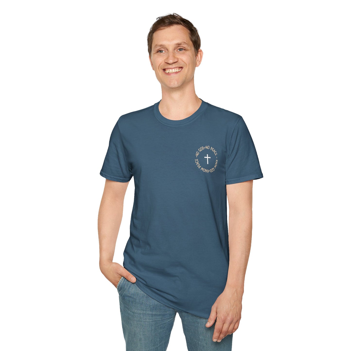 No God No Peace Know God Know Peace, Soft Tee