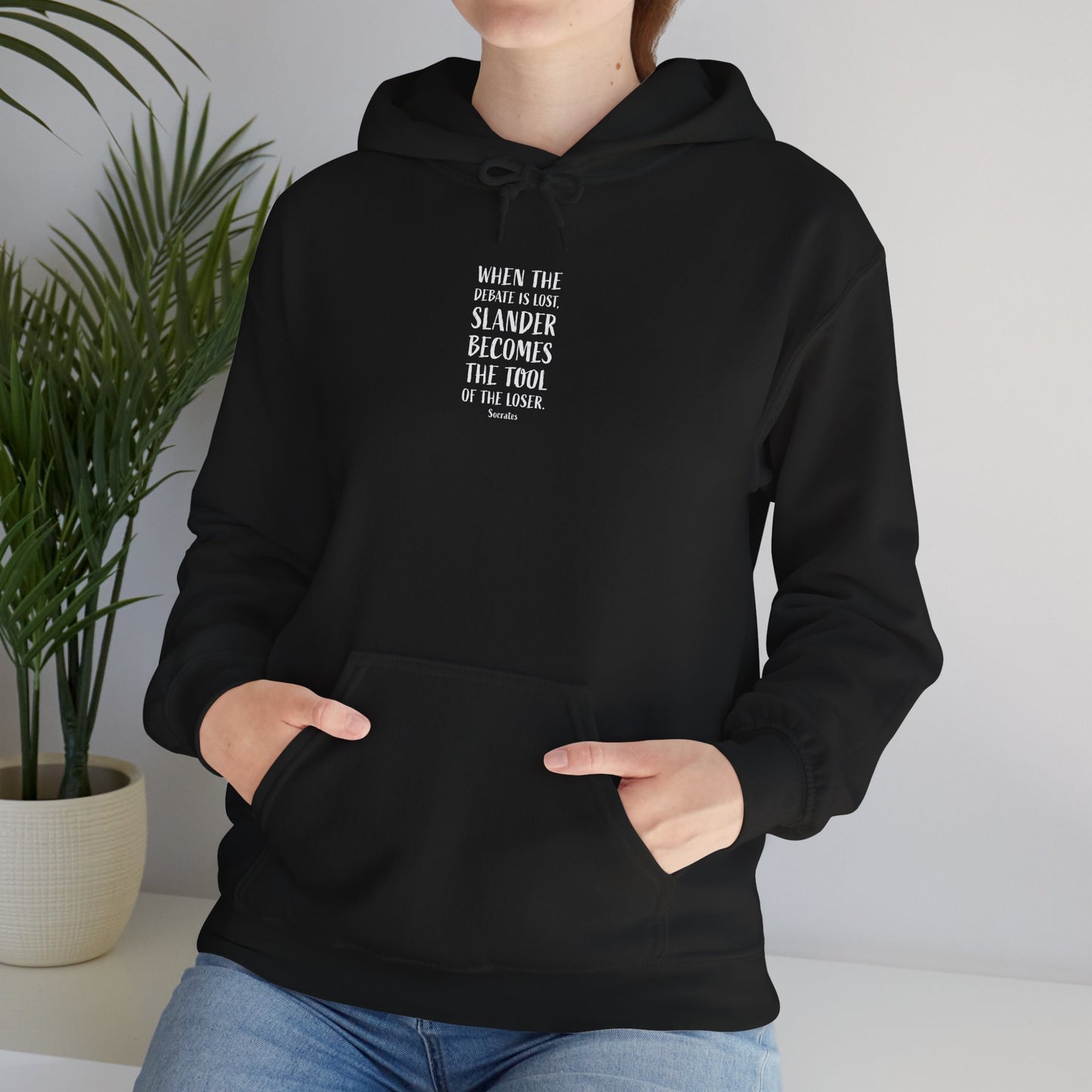 Quote Socrates  | Cozy Hoodie