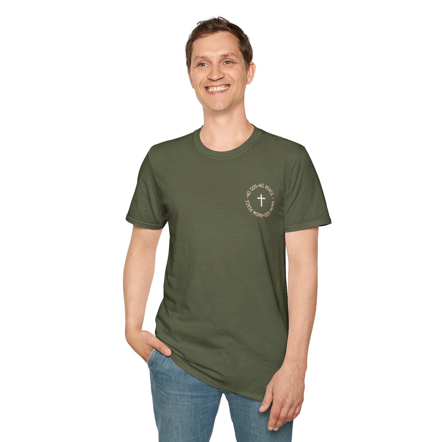 No God No Peace Know God Know Peace, Soft Tee