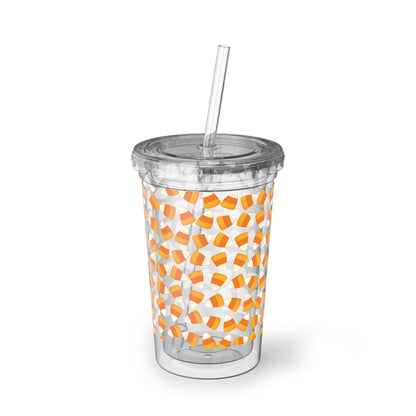 Candy Corn  16oz Acrylic Tumbler