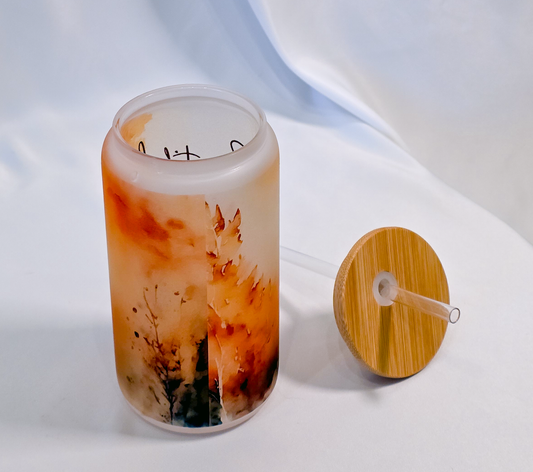 Beautiful Things, 16oz Frosted Glass