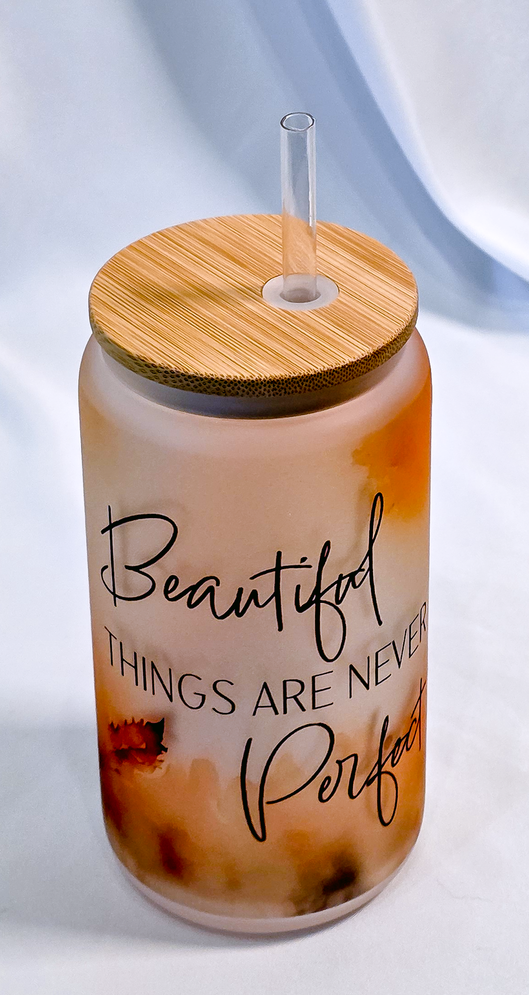 Beautiful Things, 16oz Frosted Glass