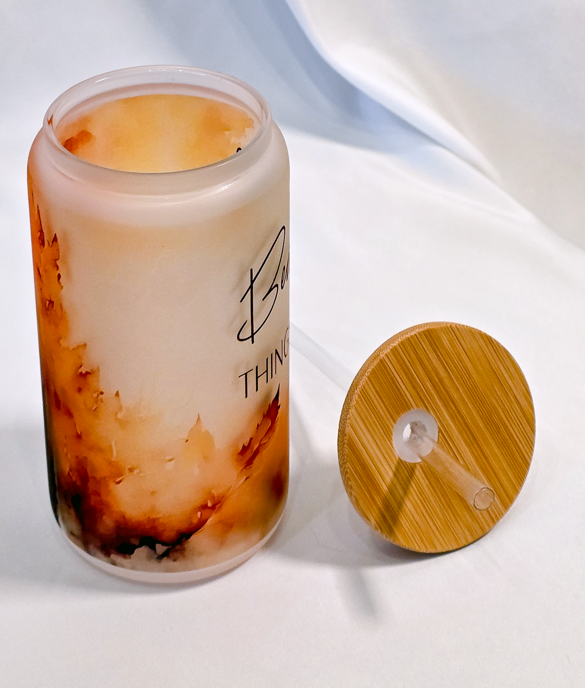 Beautiful Things, 16oz Frosted Glass