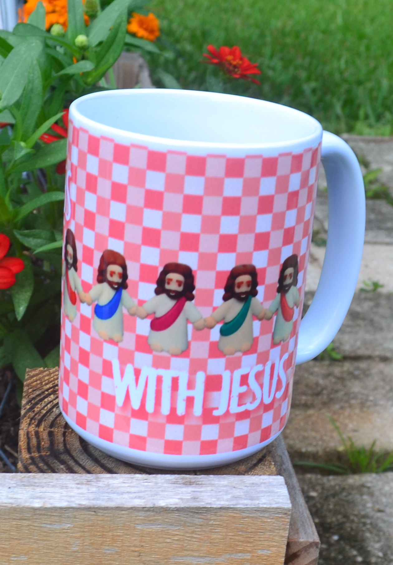 Mornings with Jesus, Pink Mug