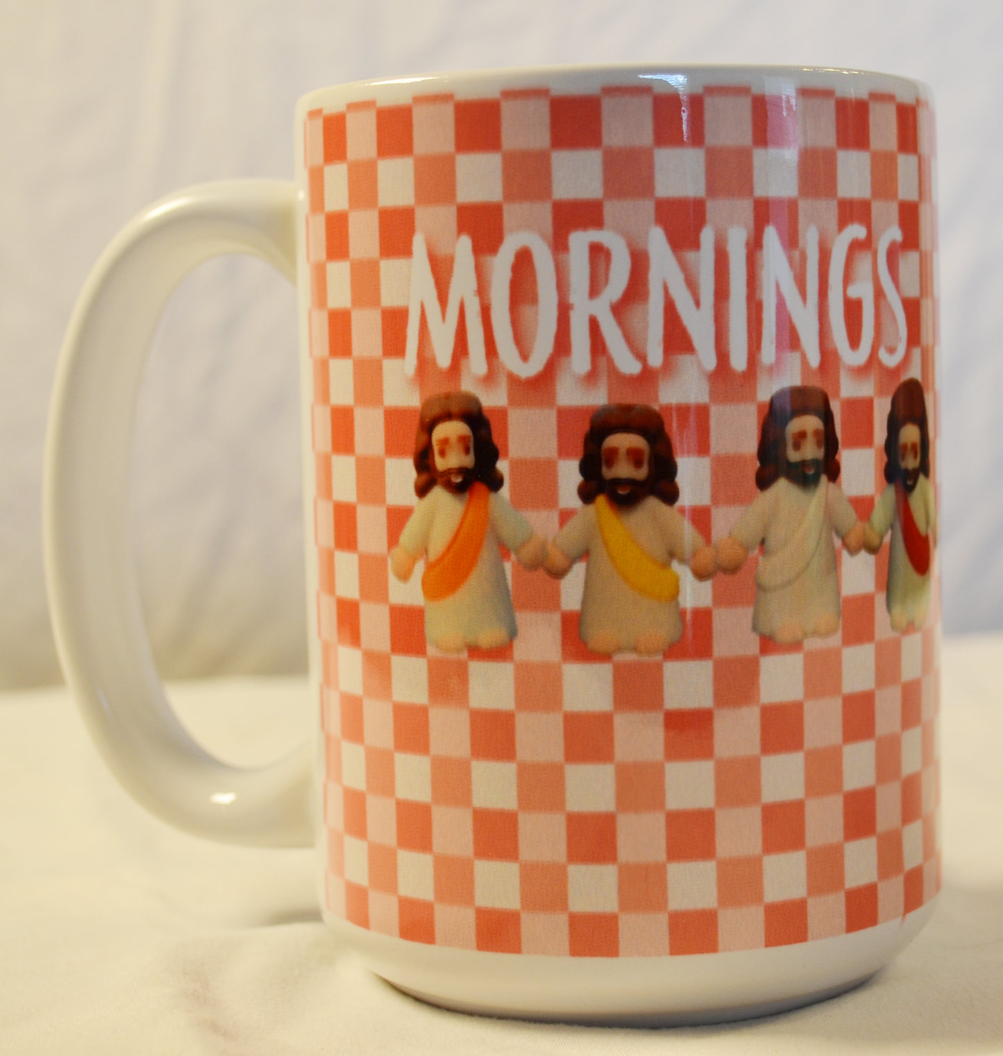 Mornings with Jesus, Pink Mug