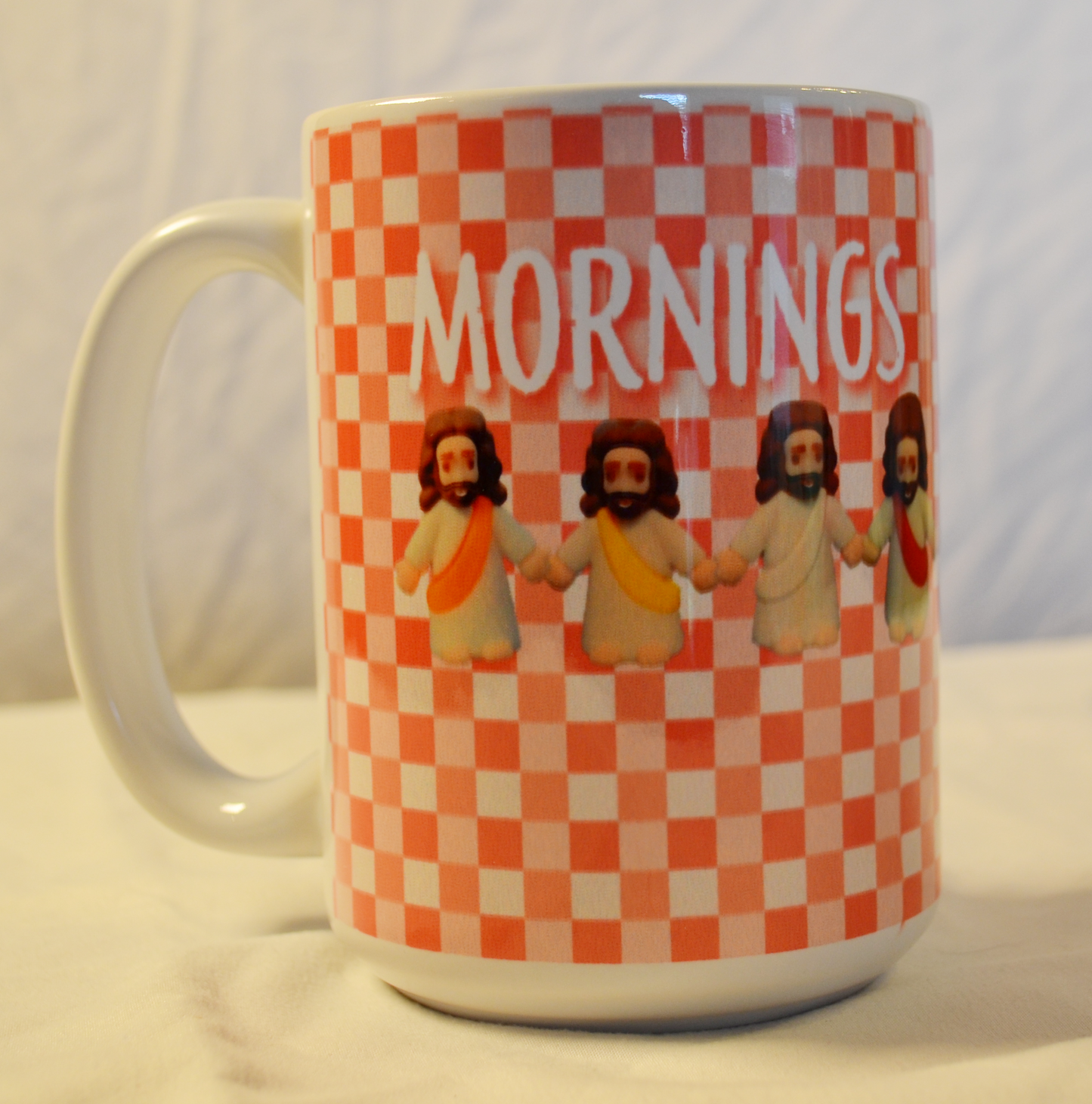 Mornings with Jesus, Pink Mug