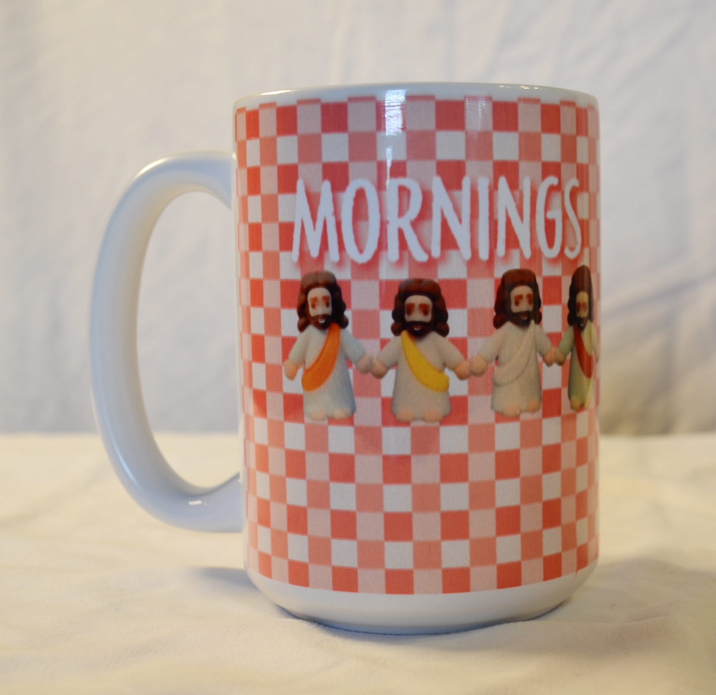Mornings with Jesus, Pink Mug