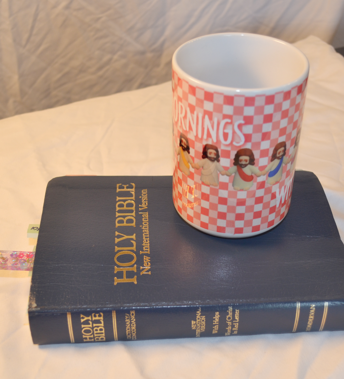 Mornings with Jesus, Pink Mug
