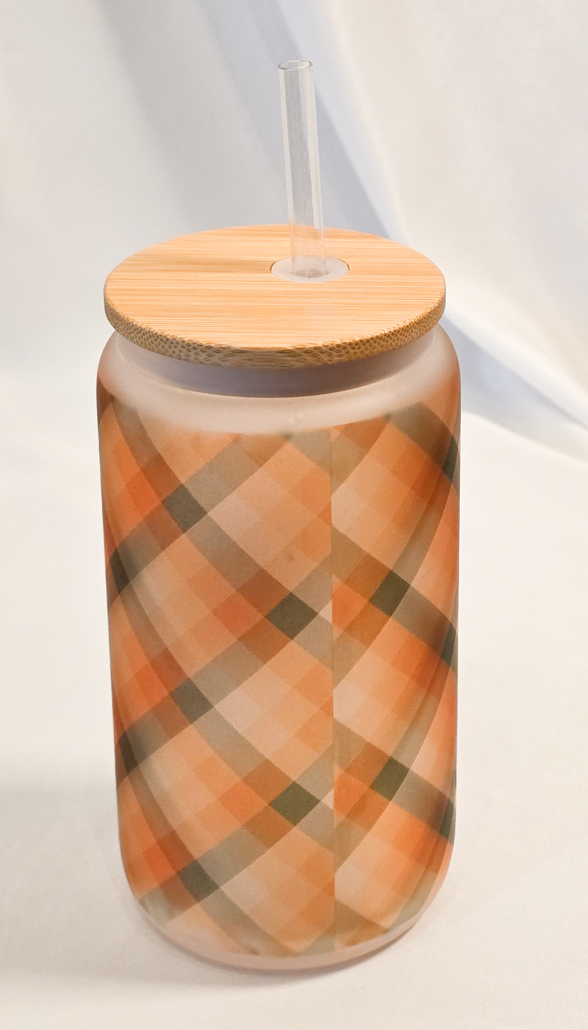 Pumpkin Spice & Everything Nice, 16oz Frosted Glass