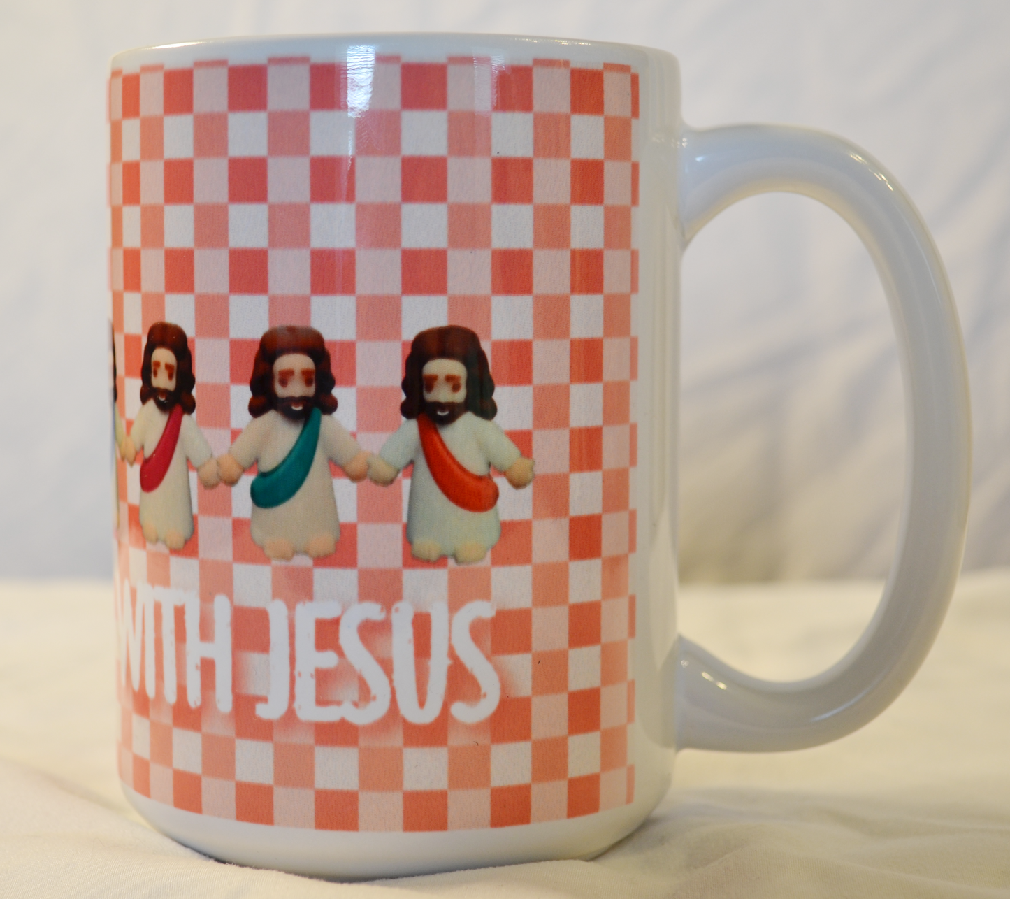 Mornings with Jesus, Pink Mug