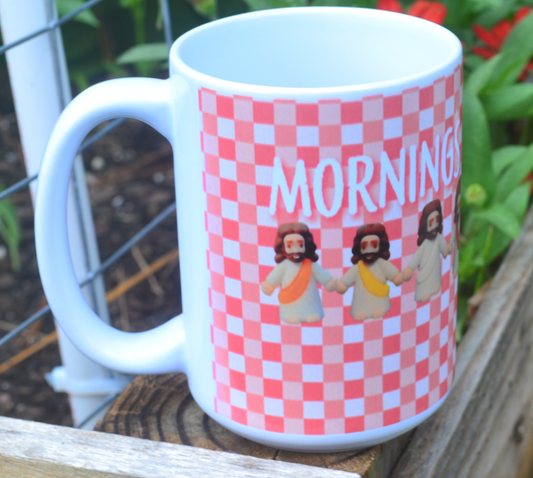 Mornings with Jesus, Pink Mug